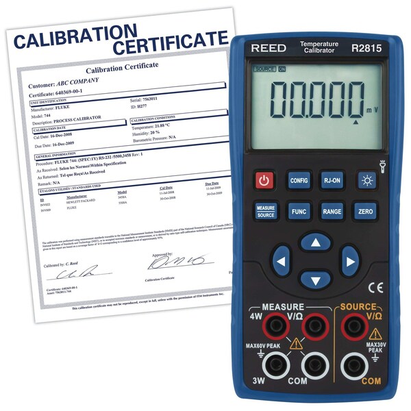 Reed Instruments Temperature Calibrator R2815-NIST - main
