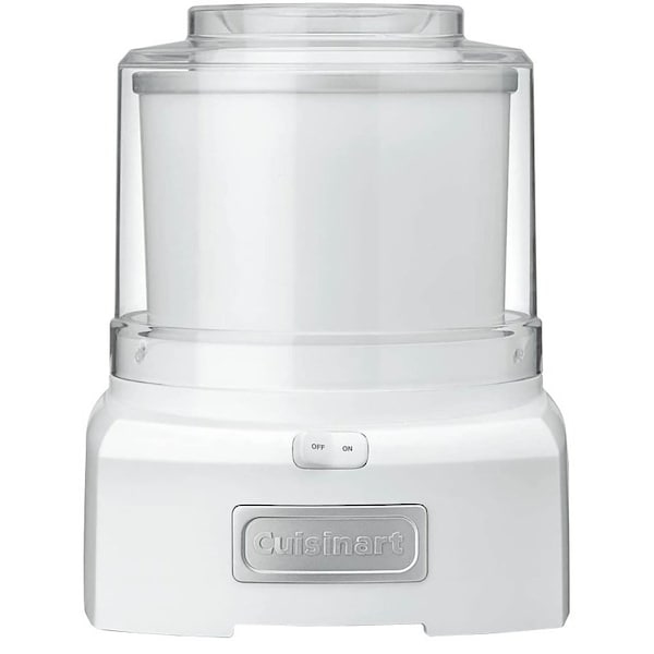 Cuisinart ICE21 Frozen Yogurt, 112 qt, 120 W, Plastic Housing Material, White ICE-21P1 - main