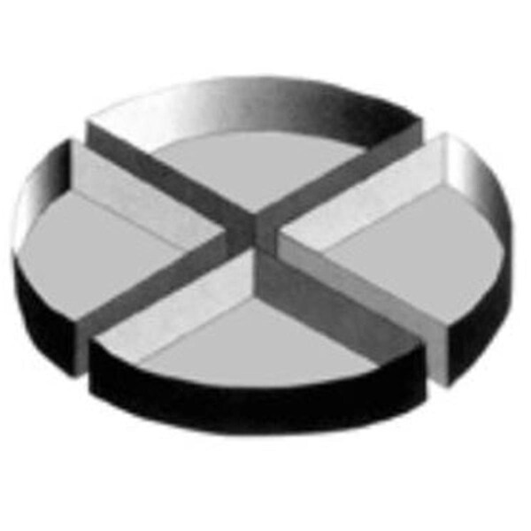 Manmade 62 in. Dia. Full Round Tray - Black MA2835982 - main