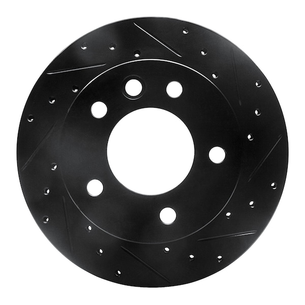 Dynamic Friction Co DFC Brake Rotor - Drilled and Slotted - Black 633-40042R - main