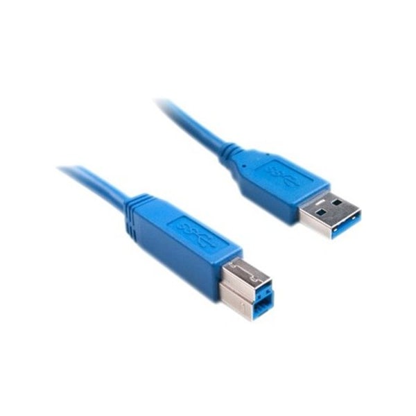 Cable Wholesale USB 3.0 Printer / Device Cable, Blue, Type A Male to Type B Male, 10 foot 10U3-02210 - main