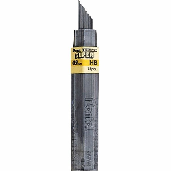 Pentel Lead Refill, HB, 0.9 mm, PK15 PEN509HB - main