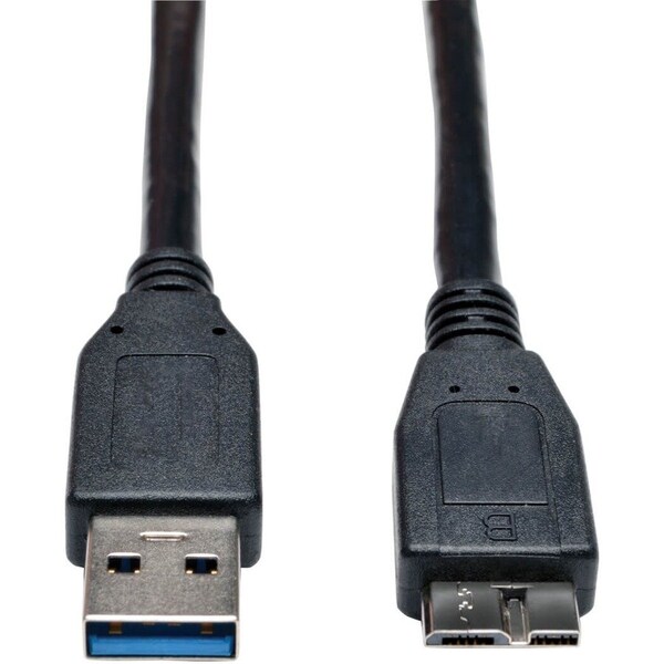 Tripp Lite series USB 3.0 SuperSpeed Device Cable (A to Micro-B M/M) Black, 6-ft U326-006-BK - main