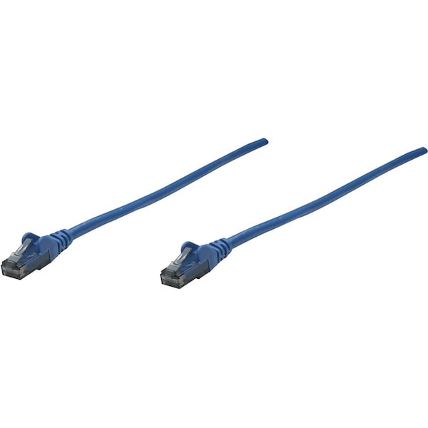 Intellinet Network Solutions 100 Ft Blue Cat6 Snagless Patch Cable 342414 - main
