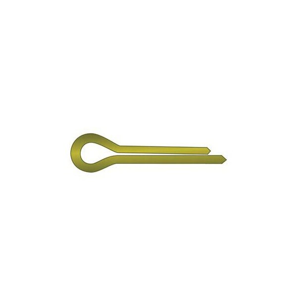 Huyett Cotter Pin, Cadmium Plated Carbon Steel, 0.125 in Dia x 1.250 in Effective Length MS24665-355 - main