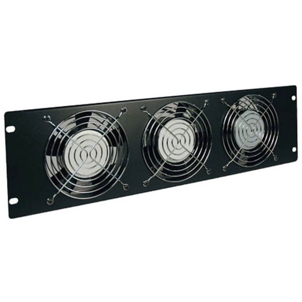 Tripp Lite by Eaton 3U rack mount fan panel - 230V - 3 Fan - 230 V AC - 3U - 210 CFM - Black SRXFAN3U - main