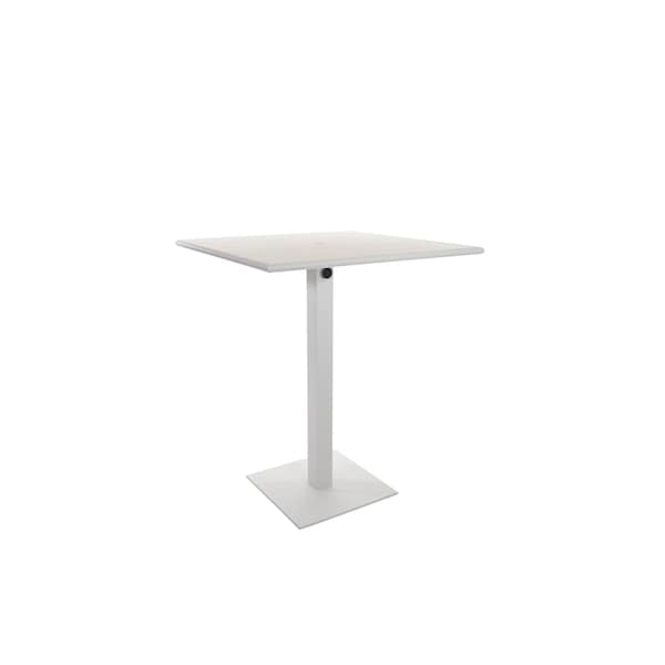 Bfm Seating Beachcomber-Margate 24x32 Dining Height Table - Powder Coated PHB2432WH-18SQWH - main