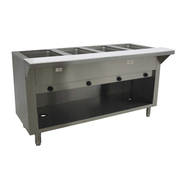 Advance Tabco Hot Food Table LP gas 62-7/16 in.W x 30-5/8 in.D x 34-3/8 in.H HF-4G-LP-BS - main