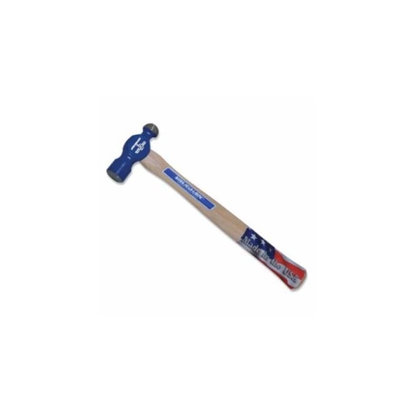 Vaughan Commercial Ball Pein Hammer, Hickory Handle, 11-3/4 in, Forged Steel 8 oz Head 770-TC308 - main