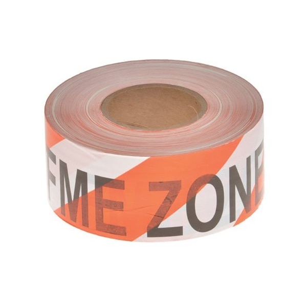 Ty-Flot FME Barrier Tape, Orange stripe, PK8 BT1KS - main