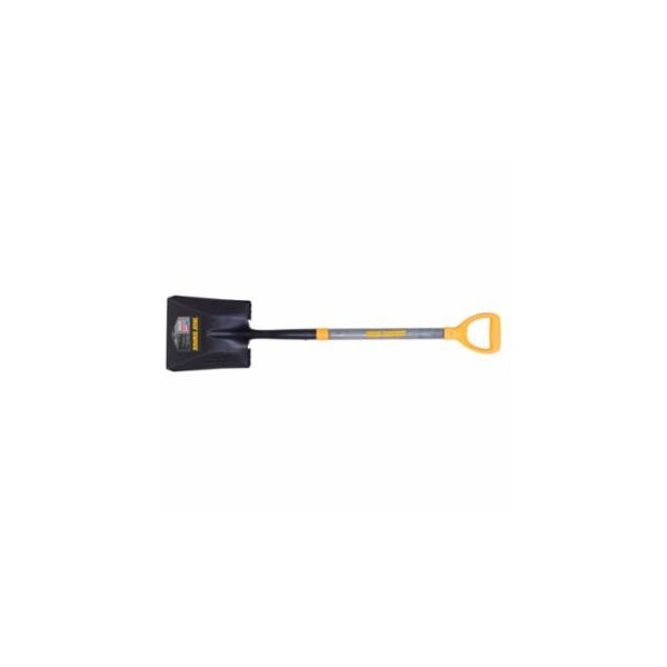 True Temper Forged Square Point Shovel, 9.640 in W x 4.500 in L Blade, 24 in Hardwood Handle with D-Grip, 6PK 027-2586000 - main