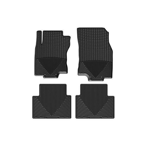 Weathertech Black, Front and Rear All Weather Floor Mats W412-W217 - main