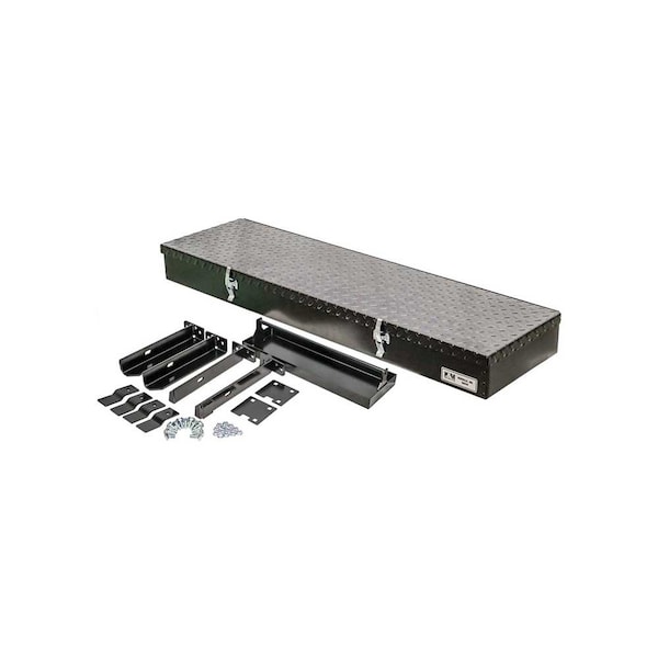 K&M Mfg John Deere S/STS Series Combine Toolbox Kit 44-In. x 12-In. x 4.25-In. Black Powder Coat 1525 - main