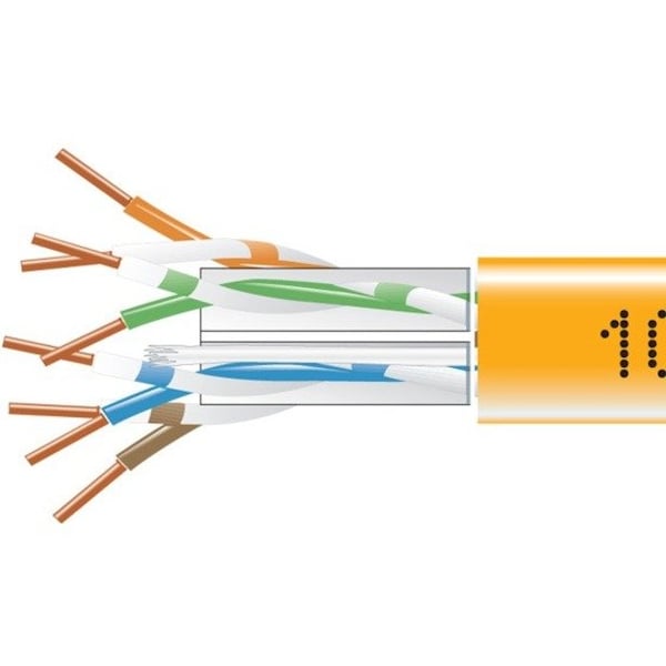 Black Box Gigatrue 550 Cat6 Bulk Pln, Orange, 1000 EYN867B-PB-1000 - main