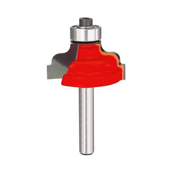 Diablo Quadra-Cut Classical Roman Ogee Router Bit, 1-1/4 in Dia Cutter, 2-3/16 in OAL, 1/4 in Dia Shank 38-402 - main