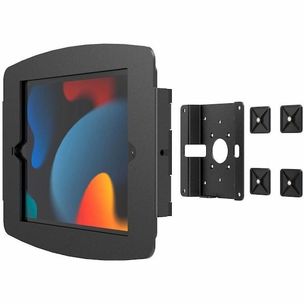 Compulocks iPad Air 10.9IN 4-5th Gen Space Enclosure Glass Mount Black 201MGL109IPDSB - main