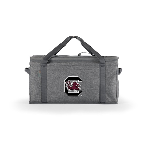 Picnic Time Family Of Brands NCAA South Carolina Gamecocks 64 Can Collapsible Cooler, Large Insulated Soft Cooler Bag 716-00-105-524-0 - main