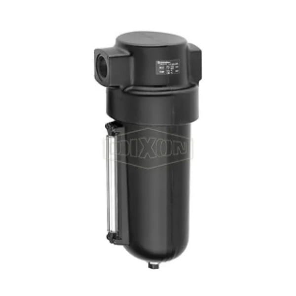 Dixon Jumbo Compressed Airline Filter with 1/4 Turn Manual Drain and Pyrex Sight Glass, 1-1/2 in Port, -30 F17-B00M - main