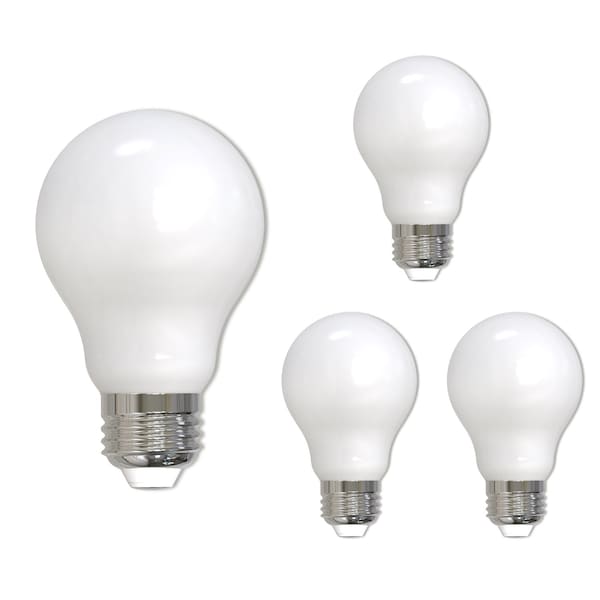 Bulbrite 75 - Watt Equivalent A19 Dimmable Medium Screw LED Light Bulb Warm White Light 2700K , 4PK 862829 - main