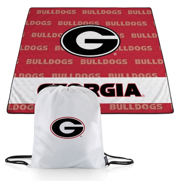 Picnic Time Family Of Brands NCAA Georgia Bulldogs Impresa Picnic Blanket - Lightweight Beach Blanket - Machine Washable 819-01-999-186-0 - main
