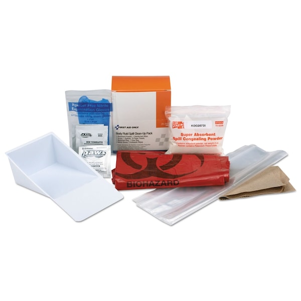First Aid Only BBP Spill Cleanup Kit, 3.625 x 4.312 x 2.25 21-760 - main