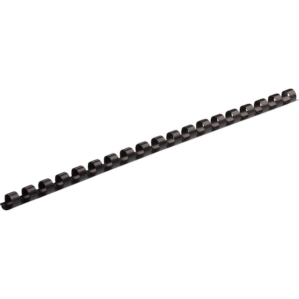Fellowes BINDING COMBS PLASTIC - BLACK 1/4IN 100P 52366 - main