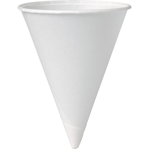 Dart Cone Water Cups, Cold, Paper, 4oz, White, 25PK 4BRCT - main