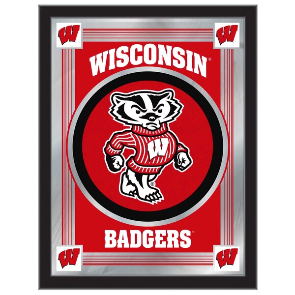 Holland Bar Stool Co Wisconsin "Badger" 17" x 22" Logo Mirror MLogoWI-Bdg - main