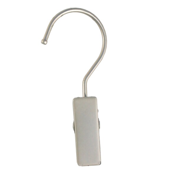 Nahanco 4 1/2in Hang-All Brushed Chrome Metal Clip With Swivel Hook, 12PK 610ECS12 - main