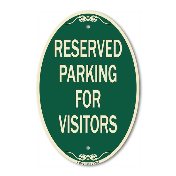 Signmission Parking Space Reserved Sign Parking Reserved , 12 In X 18 In Architectural, Heavy Gauge Aluminum A-OV-G-1218-23352 - main