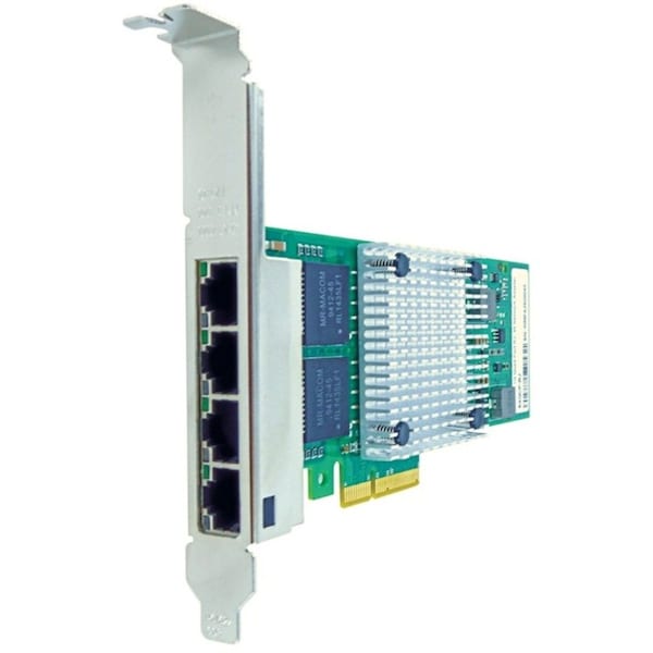Axiom 10/100/1000Mbs Quad Port RJ45 PCIe x4 NIC Card for Intel - I350T4, I350-T4 I350T4-AX - main