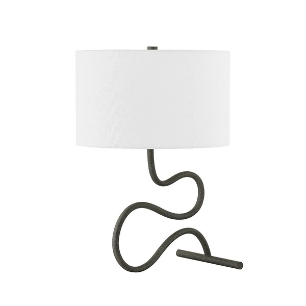 Troy Lighting Veranda 1 Light Table Lamp 16 In. French Iron PTL3822-FRN - main