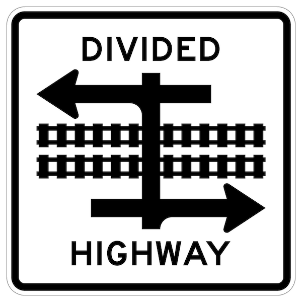 Sign Solutions Usa Traffic Sign, 24 in Width, Aluminum Sign, Square DUS10DWT2424R15-7 - main