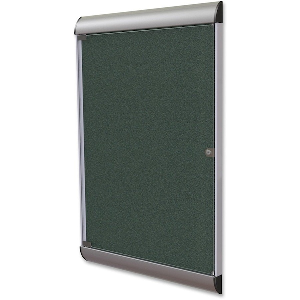 Ghent Enclosed Bulletin Board 42-1/8x27.75", 1 Door SILH20411 - main