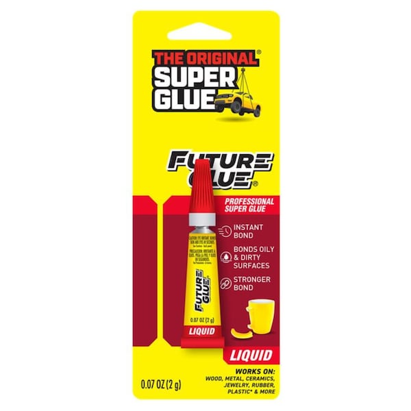 Super Glue Instant Adhesive, Future Glue Series, Clear, 0.07 oz, Tube 15110 - main