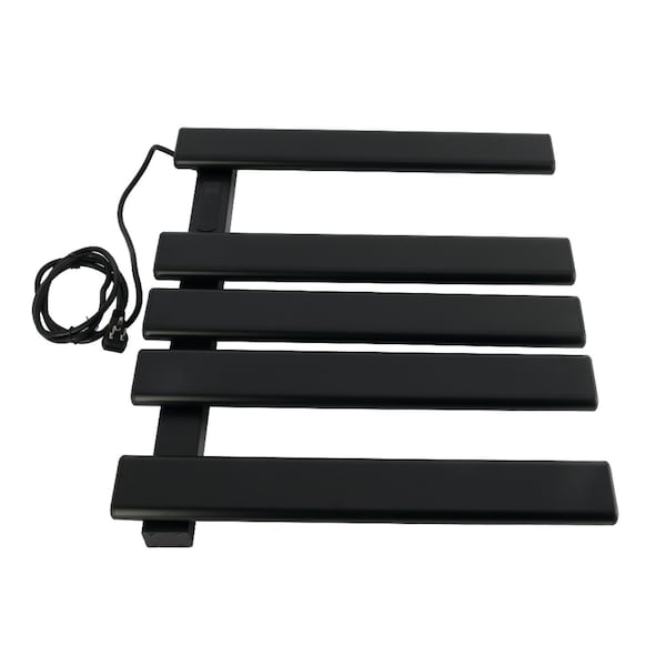 Kingston Brass Wall Mount Plug-In Towel Warmer, Matte Black DTC202330 - main