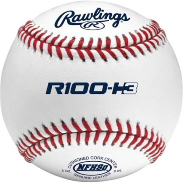 Rawlings R100-H3 High School Game Baseball RWR100H3 - main