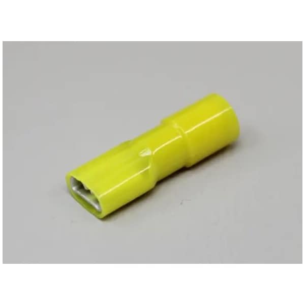 Nichifu Fully Insulated Disconnect Terminals, Extra Copper Sleeve, Female, AWG 10 TMDN 630855-FA-YCL - main