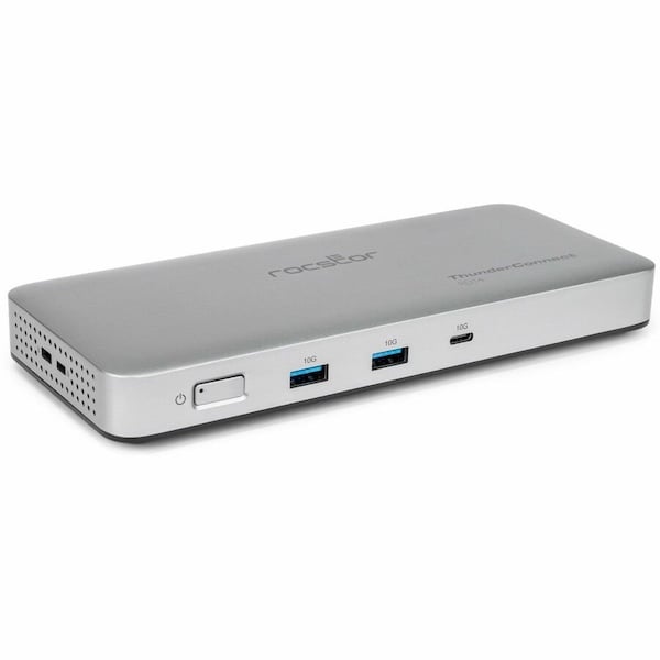 Rocstor PREMIUM RD14 USB4 40G PORTABLE DOCK - USB4 TO DUAL DISPLAYPORT 8K, USB4 40GBPS, Y10P025-S1 - main
