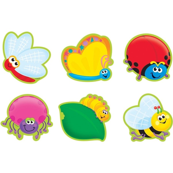 Trend Enterprises Bugs Mini Accents Variety Pack, 36 Pieces, PK6 T10804 - main