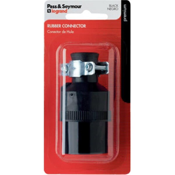 Pass & Seymour 114GMCBPCC5 15A 125V Residential Grade Connector Black, 5PK 573533 - main