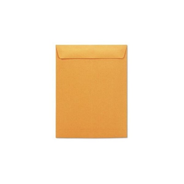 Universal One Gummed Catalog Envelopes, Gummed, 10"W x 13"H, Kraft, 250/Pack 44105 - main