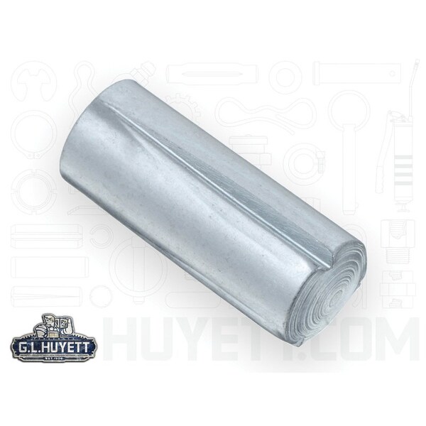 Huyett Type A Grooved Pin, Zinc Plated Low Carbon Steel, 0.312 in Dia x 0.310 in Small End Dia x 0.750 in L GP-0312-0750-A - main