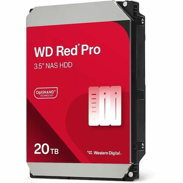 Western Digital WD Red Pro 20TB Hard Drive - 3.5" Internal - SATA ** MASTER PACK ** WD202KFGX - main