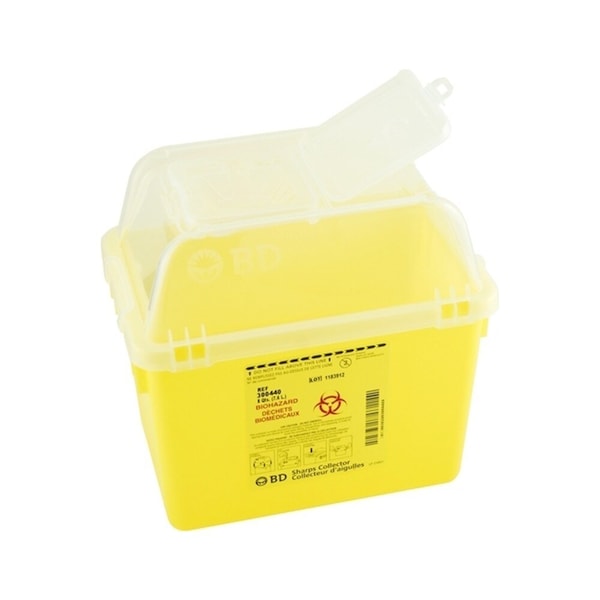Bd Sharps Container, 7.6L, Clear Top, 24PK 300440 - main
