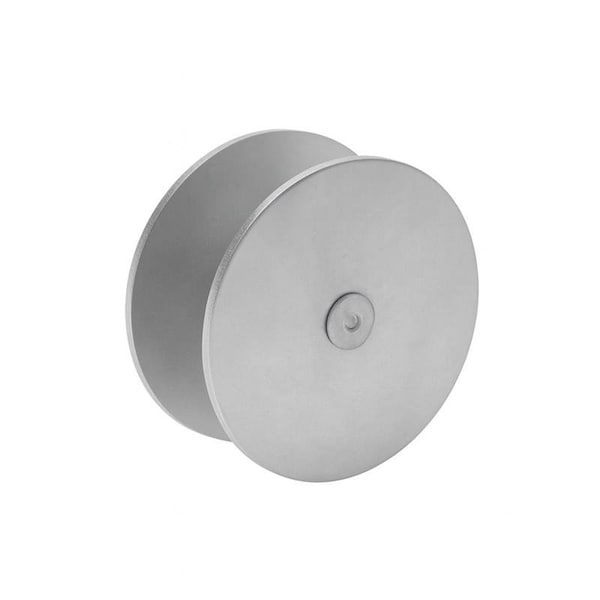 Taco 2-3/8 in. Door Hole Filler Cover/Plate in Brushed Chrome DL-DX161-US26D - main