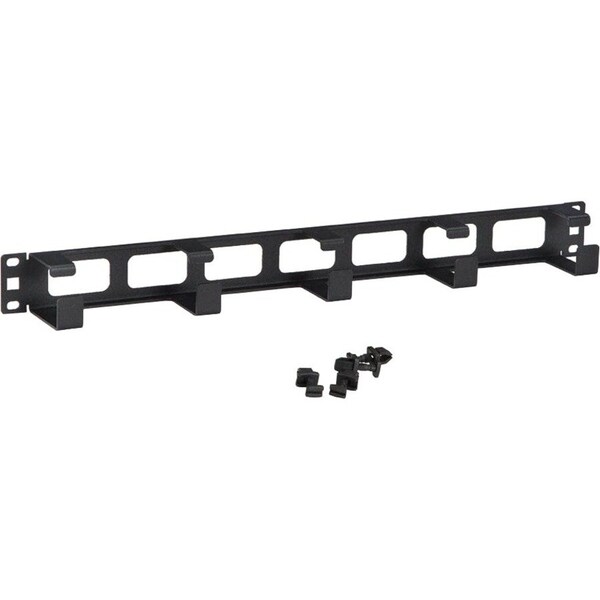 Cable Wholesale Rackmount 5X D Ring Cable Manager, 1U 61CR-04101 - main