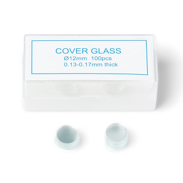 United Scientific Round Coverslips 12 mm, 100PK SQCVRSP12 - main