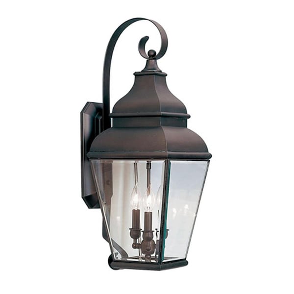 Lighting Business 3 Light Outdoor Wall Lantern in Bronze LI366588 - main