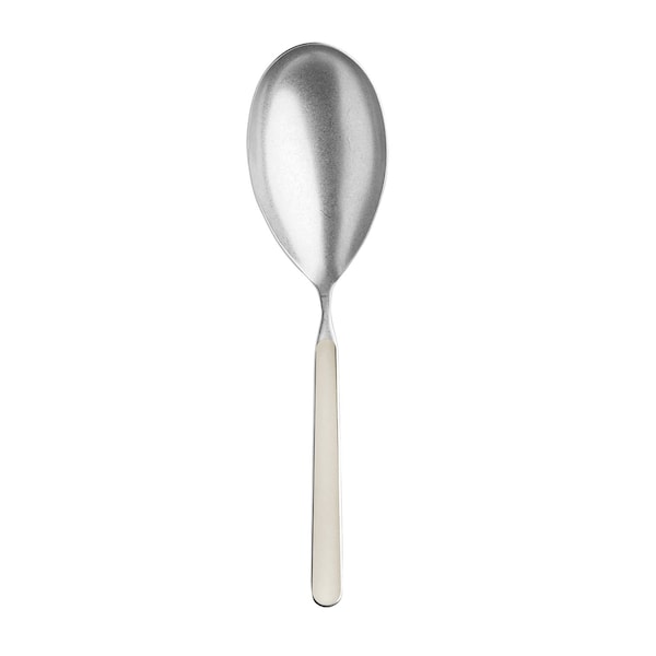 Mepra Fantasia Pewter Risotto Spoon - Turtle-Dove 10T61143P - main